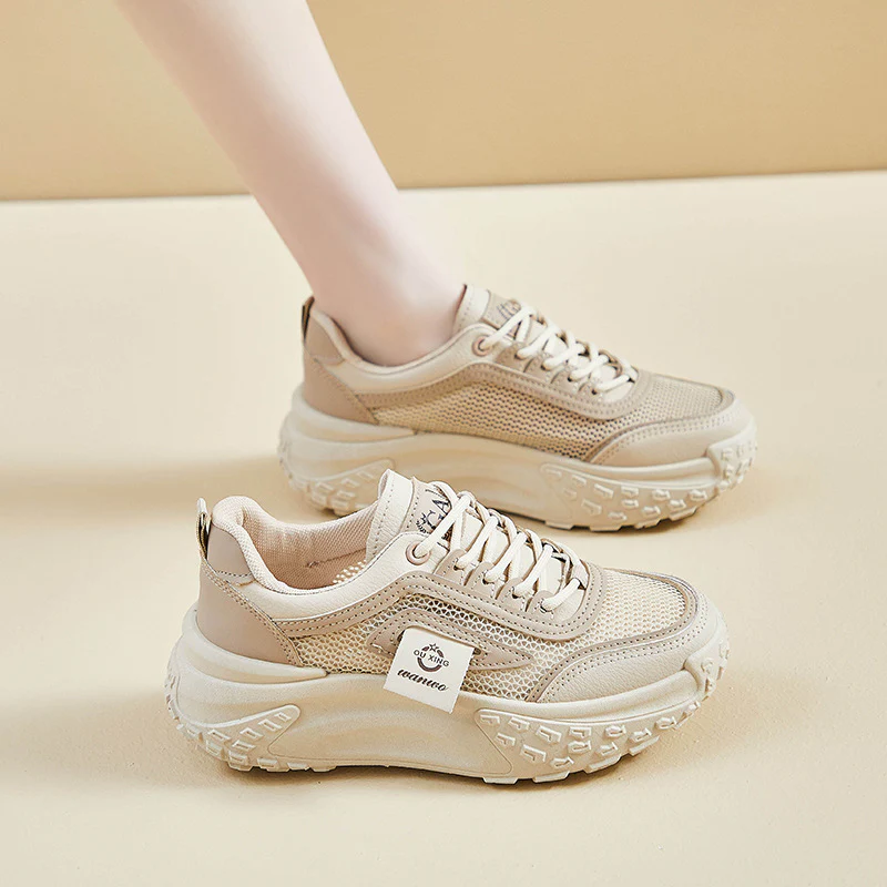 Damen Sportliche Sneakers mit atmungsaktivem Mesh-Obermaterial und innovativer Dämpfungstechnologie Heidi Mode - Image 6