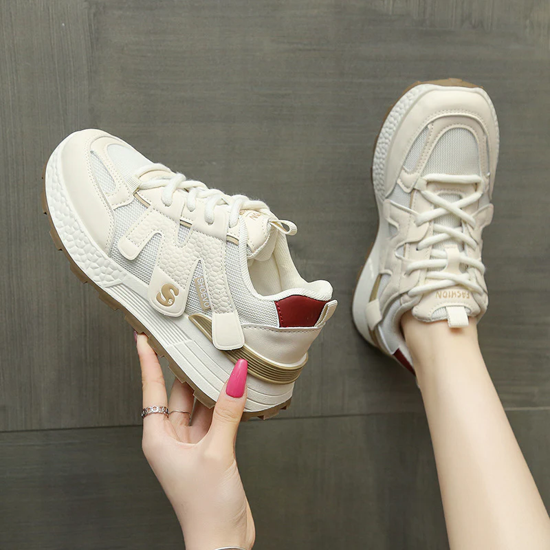 Damen Sportliche Sneakers mit atmungsaktivem Mesh-Obermaterial und komfortabler Dämpfung Heidi Mode - Image 2