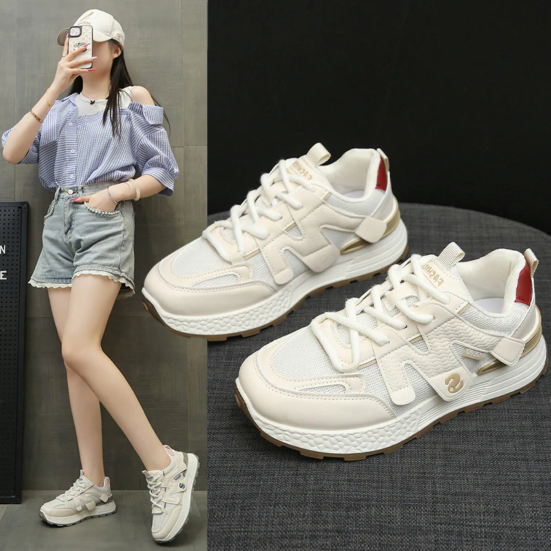 Damen Sportliche Sneakers mit atmungsaktivem Mesh-Obermaterial und komfortabler Dämpfung Heidi Mode - Image 3