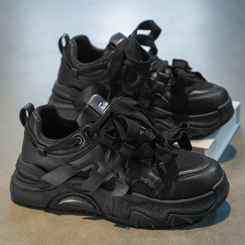 Damen Sportliche Sneakers mit atmungsaktivem Mesh-Obermaterial und robustem Sohlenprofil Heidi Mode - Image 2