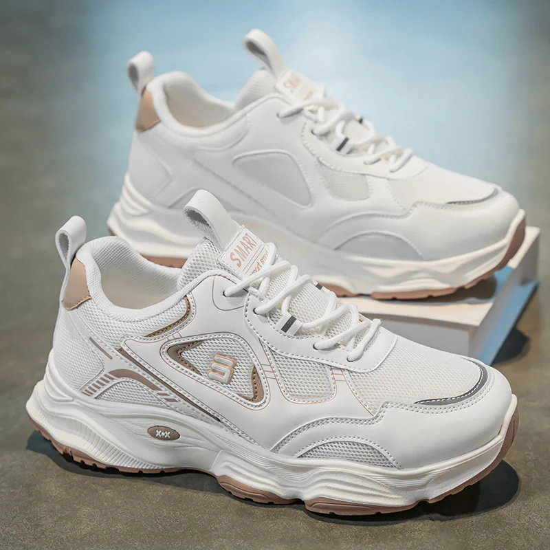 Damen Sportliche Sneakers mit atmungsaktivem Mesh-Obermaterial und rutschfester Außensohle Heidi Mode - Image 4