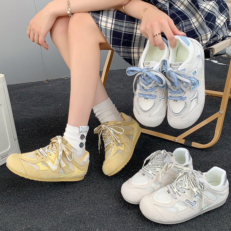 Damen Sportliche Sneakers mit atmungsaktivem Mesh-Obermaterial und rutschfester Sohle Heidi Mode - Image 3