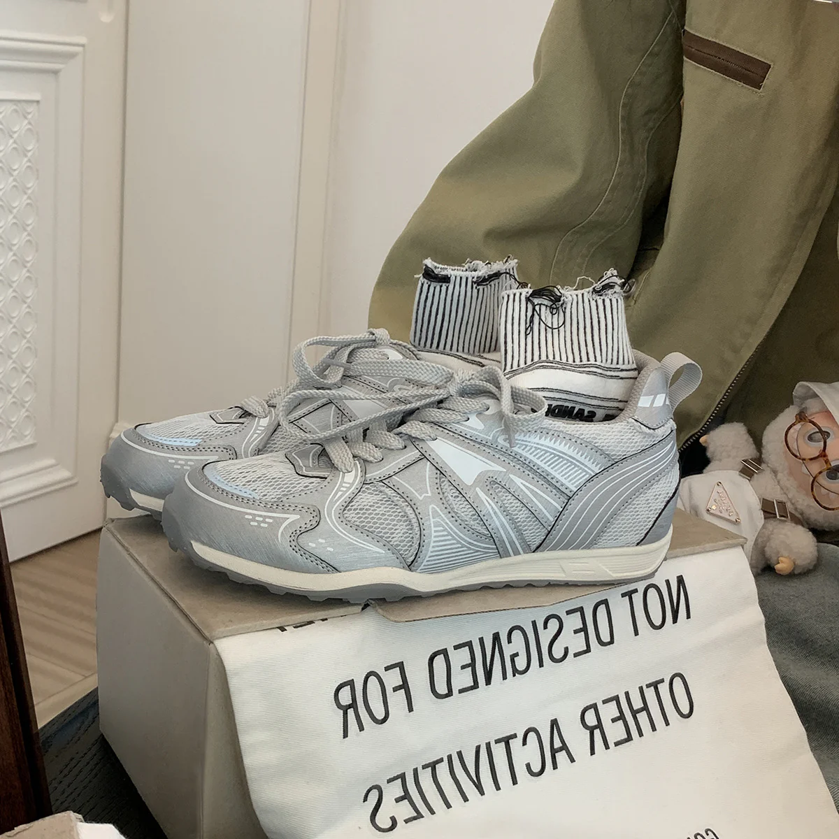 Damen Sportliche Sneakers mit atmungsaktivem Mesh-Obermaterial und schockabsorbierender Sohle Heidi Mode - Image 2