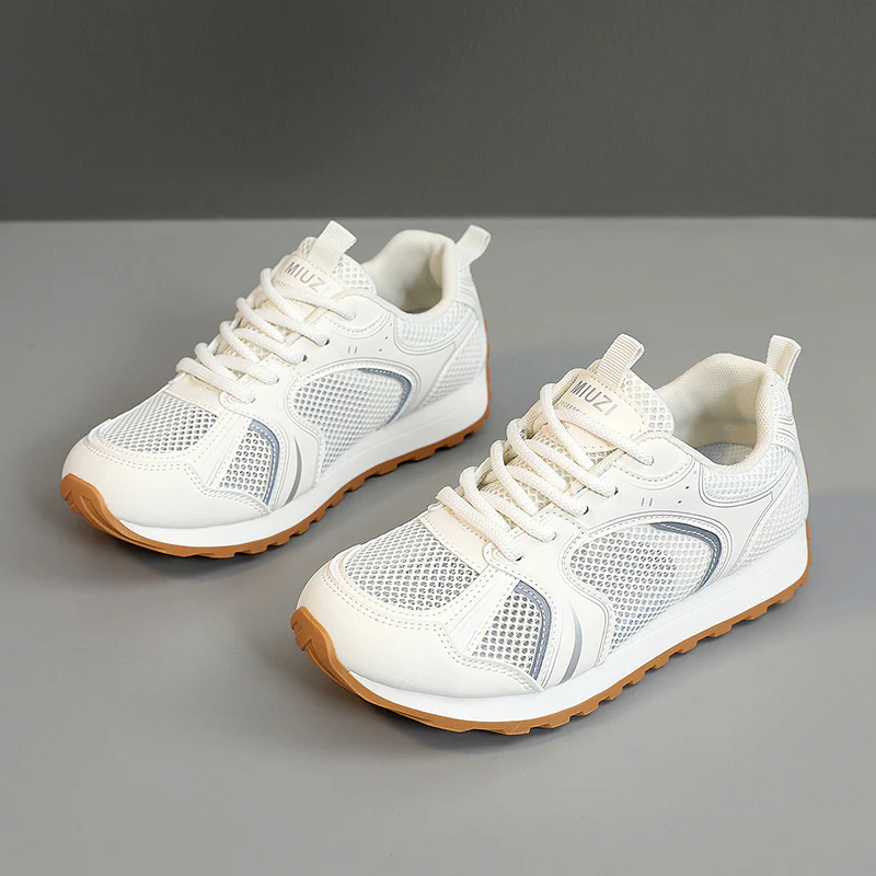 Damen Sportliche Sneakers mit atmungsaktivem Mesh-Obermaterial und stoßdämpfendem Fußbett Heidi Mode - Image 2