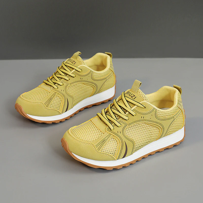 Damen Sportliche Sneakers mit atmungsaktivem Mesh-Obermaterial und stoßdämpfendem Fußbett Heidi Mode - Image 8