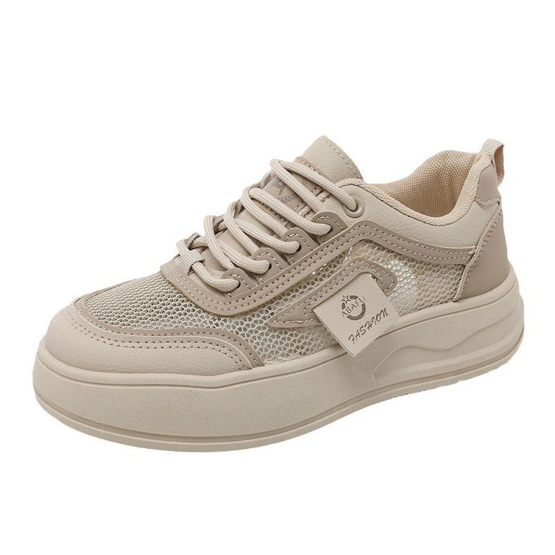 Damen sportliche Sneakers mit atmungsaktivem Mesh und dämpfendem Sohlenprofil Heidi Mode