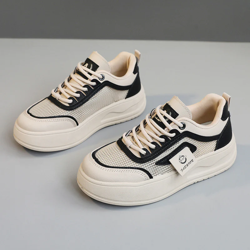 Damen sportliche Sneakers mit atmungsaktivem Mesh und dämpfendem Sohlenprofil Heidi Mode - Image 6