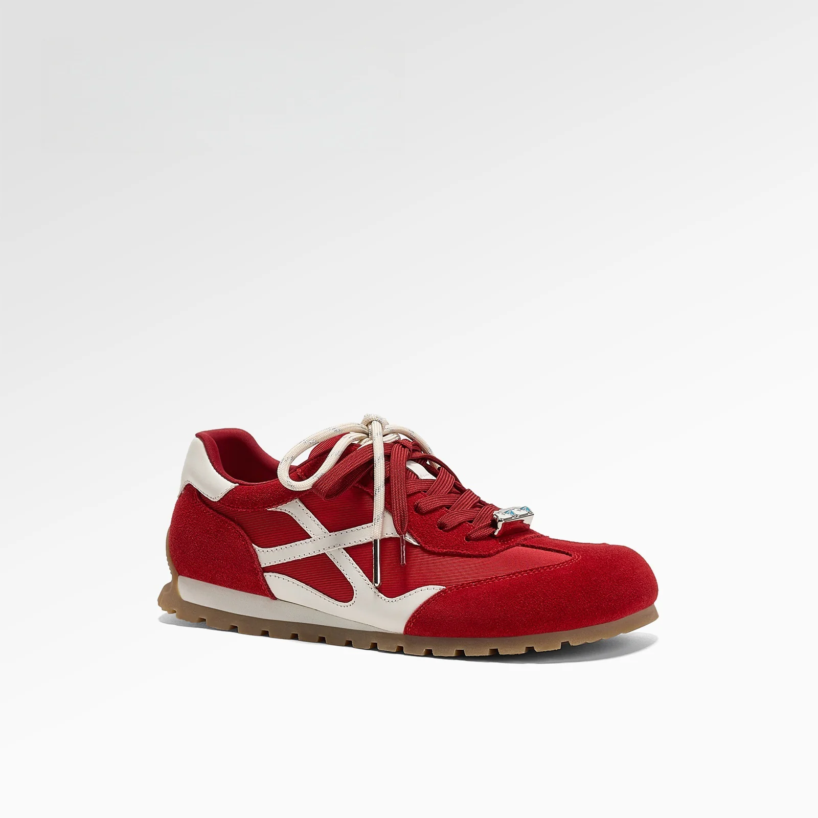 Damen Sportliche Sneakers mit atmungsaktivem Mesh und metallic Glanz Heidi Mode - Image 7