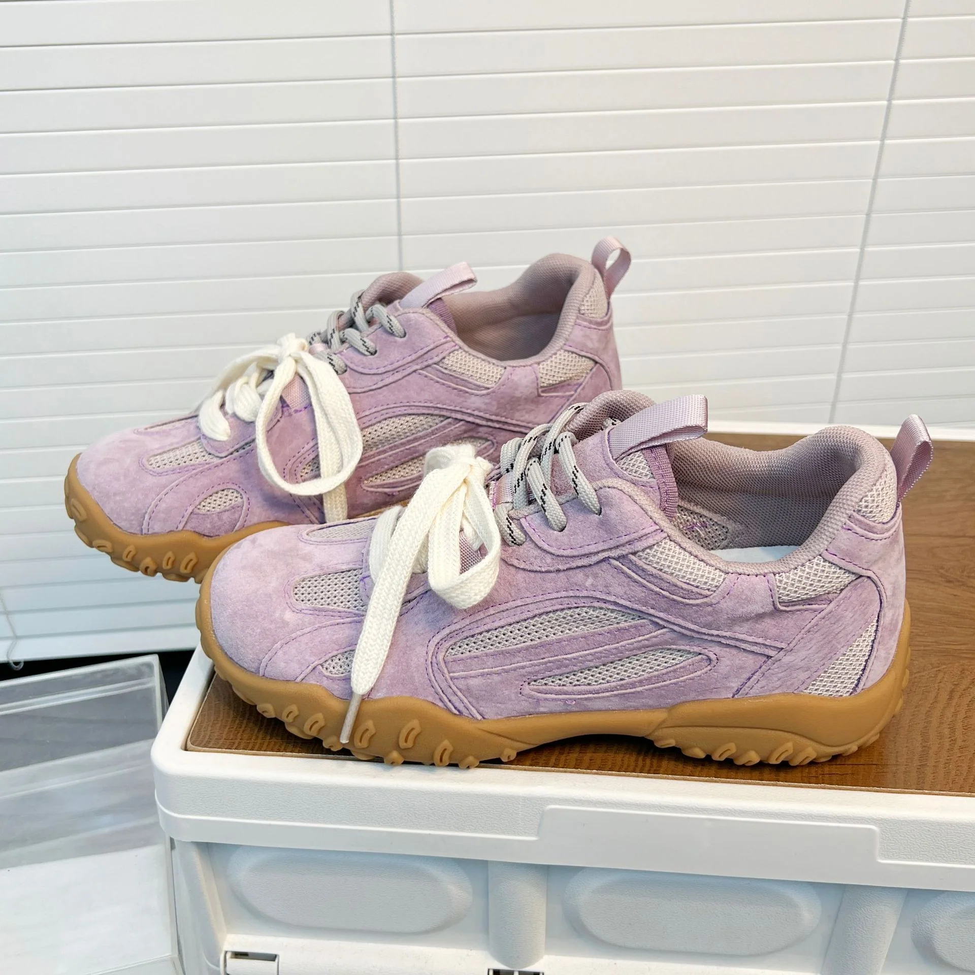 Damen Sportliche Sneakers mit atmungsaktivem Mesh und rutschfester Sohle Heidi Mode - Image 3