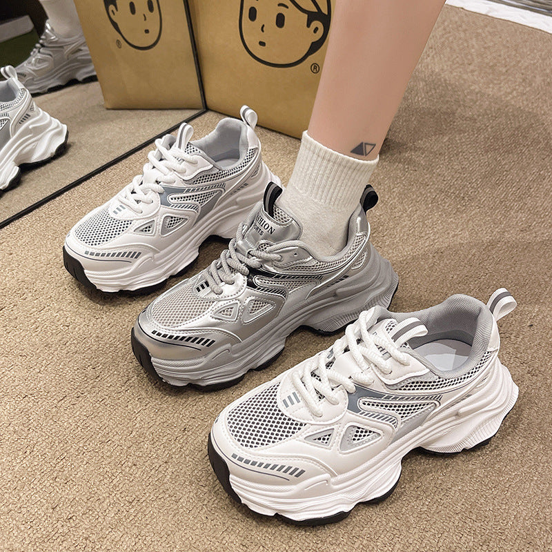 Damen Sportliche Sneakers mit atmungsaktivem Netzmaterial und rutschfester Sohle Heidi Mode - Image 3