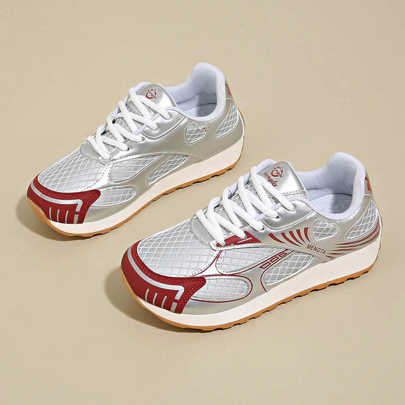 Damen Sportliche Sneakers mit atmungsaktivem Netzoberteil und flexibler Laufsohle Heidi Mode - Image 2