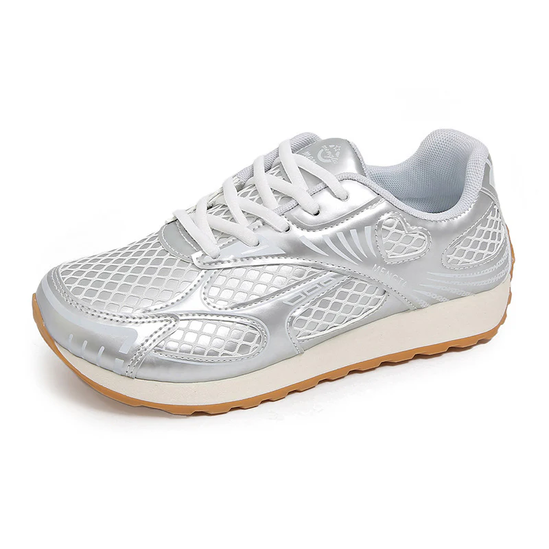 Damen Sportliche Sneakers mit atmungsaktivem Netzoberteil und flexibler Laufsohle Heidi Mode - Image 6