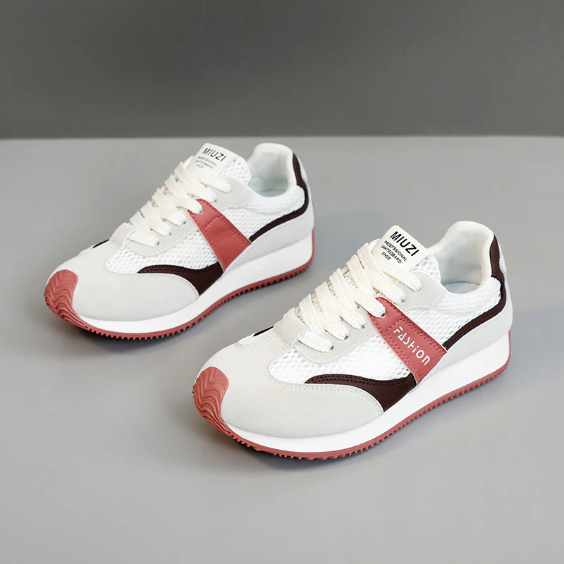 Damen Sportliche Sneakers mit atmungsaktivem Obermaterial und dämpfender Sohle Heidi Mode - Image 2