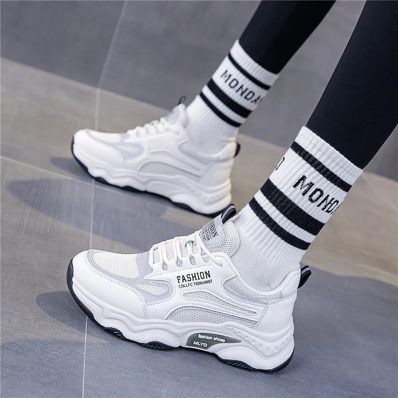 Damen Sportliche Sneakers mit atmungsaktivem Obermaterial und dämpfender Sohle Heidi Mode - Image 3