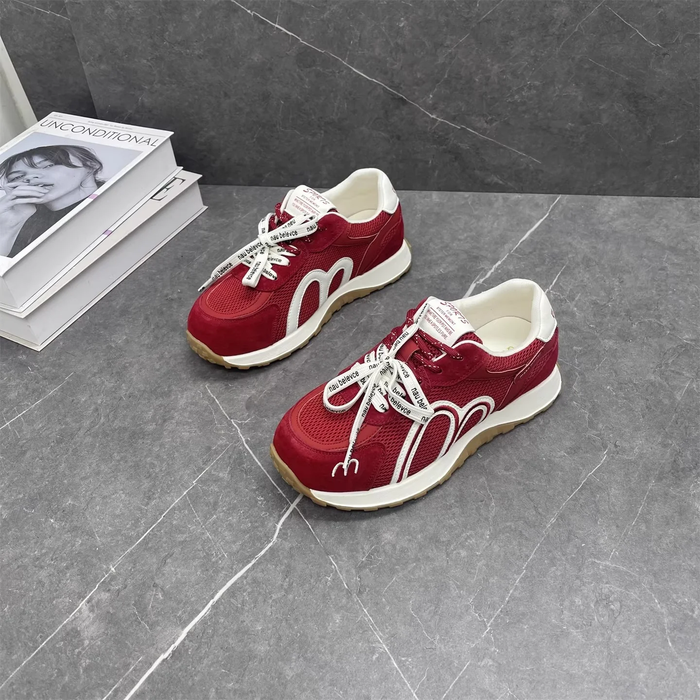 Damen Sportliche Sneakers mit atmungsaktivem Obermaterial und dämpfender Sohle Heidi Mode - Image 2