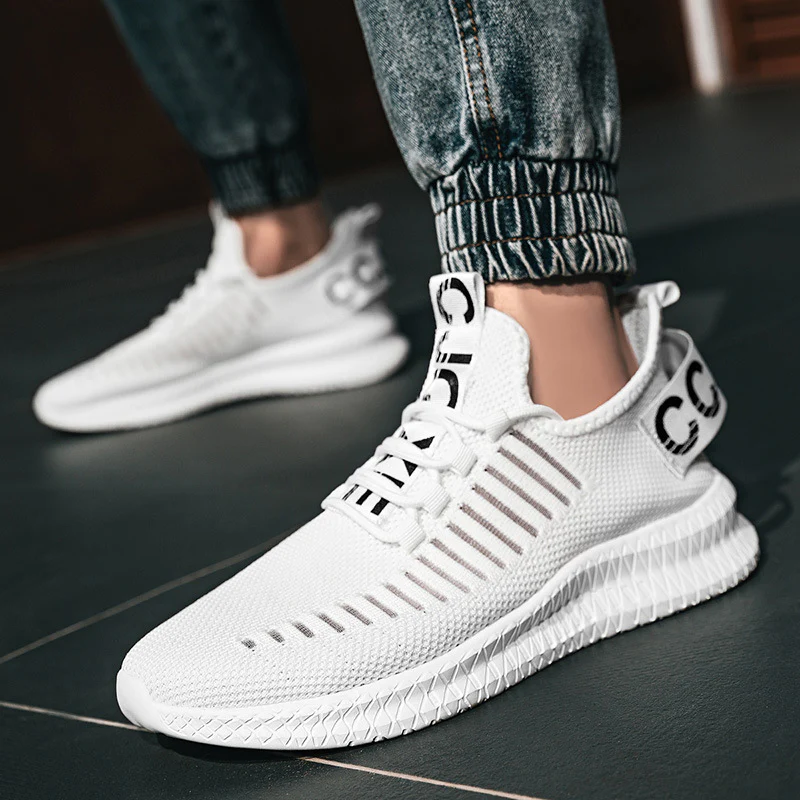 Damen Sportliche Sneakers mit atmungsaktivem Obermaterial und elastischem Schnürsystem Heidi Mode - Image 2