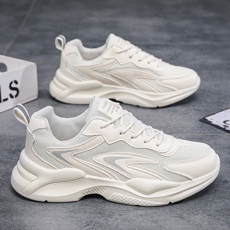 Damen Sportliche Sneakers mit atmungsaktivem Obermaterial und ergonomischer Dämpfung Heidi Mode