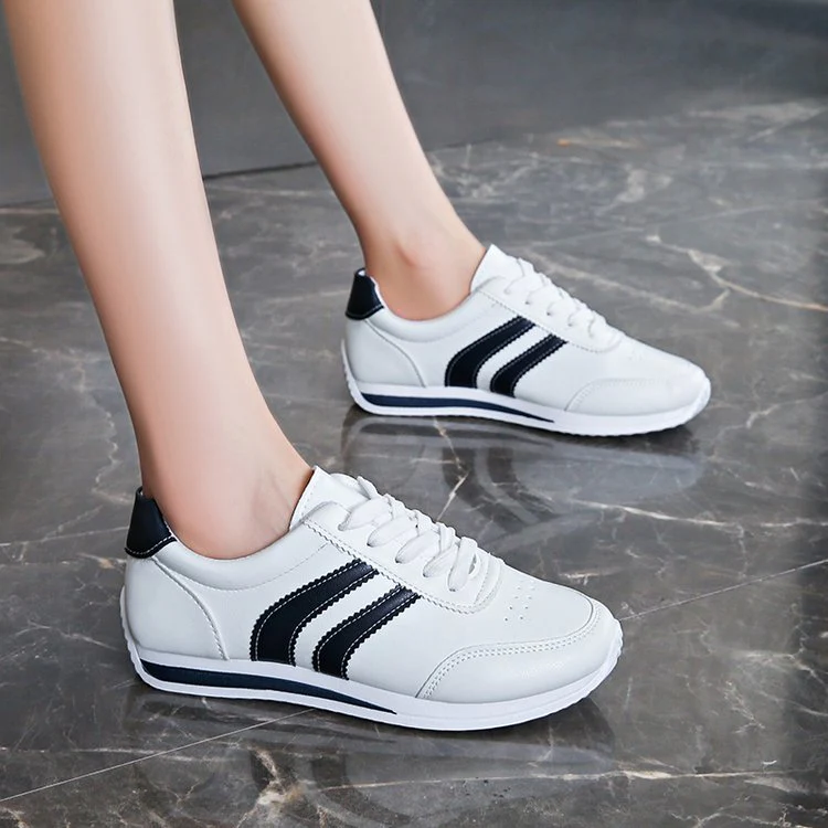 Damen Sportliche Sneakers mit atmungsaktivem Obermaterial und flexiblem Sohlenprofil Heidi Mode
