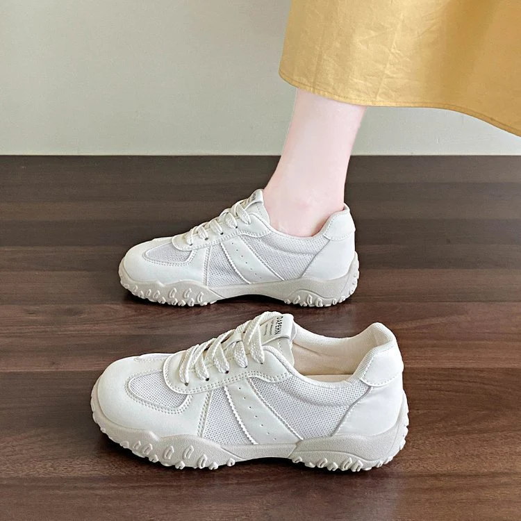 Damen Sportliche Sneakers mit atmungsaktivem Obermaterial und flexibler Sohle Heidi Mode