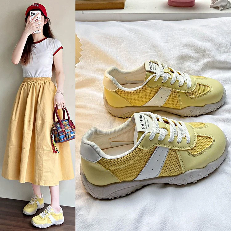 Damen Sportliche Sneakers mit atmungsaktivem Obermaterial und flexibler Sohle Heidi Mode - Image 2