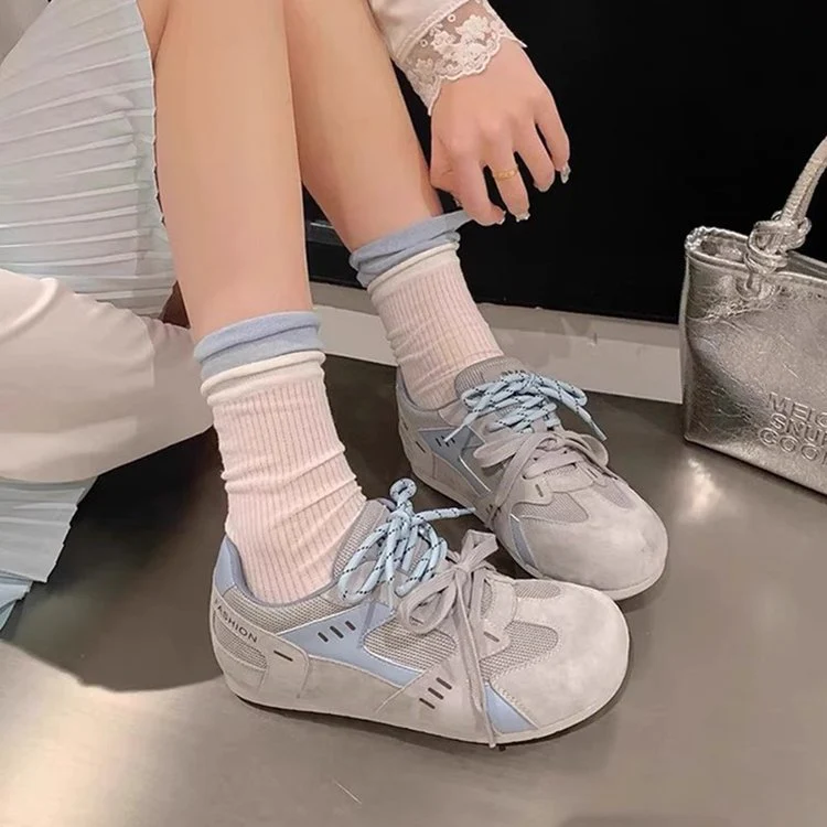 Damen Sportliche Sneakers mit atmungsaktivem Obermaterial und gepolsterter Innensohle Heidi Mode - Image 5