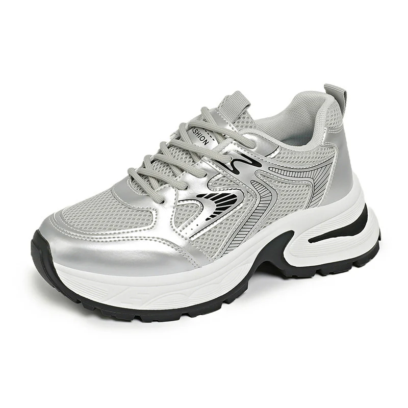 Damen Sportliche Sneakers mit atmungsaktivem Obermaterial und modernem Design Heidi Mode - Image 6