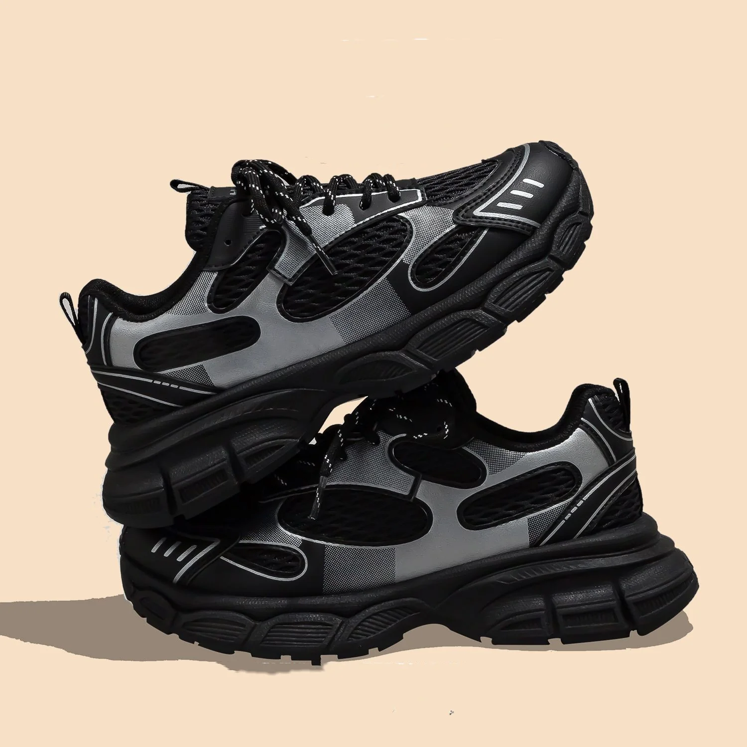 Damen Sportliche Sneakers mit atmungsaktivem Obermaterial und robustem Profil Heidi Mode - Image 6
