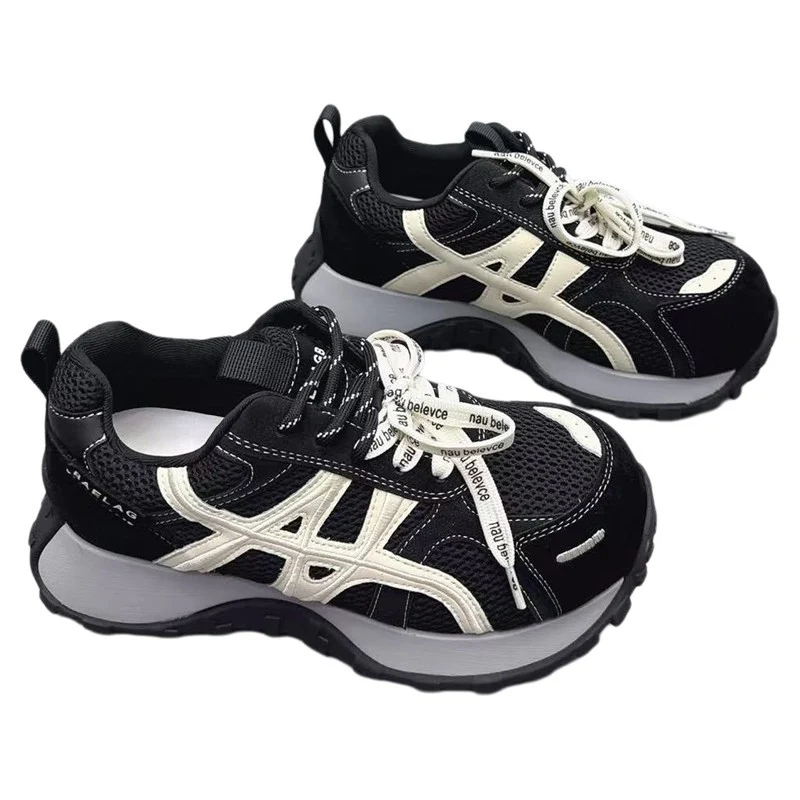 Damen Sportliche Sneakers mit atmungsaktivem Obermaterial und robustem Profil Heidi Mode - Image 5