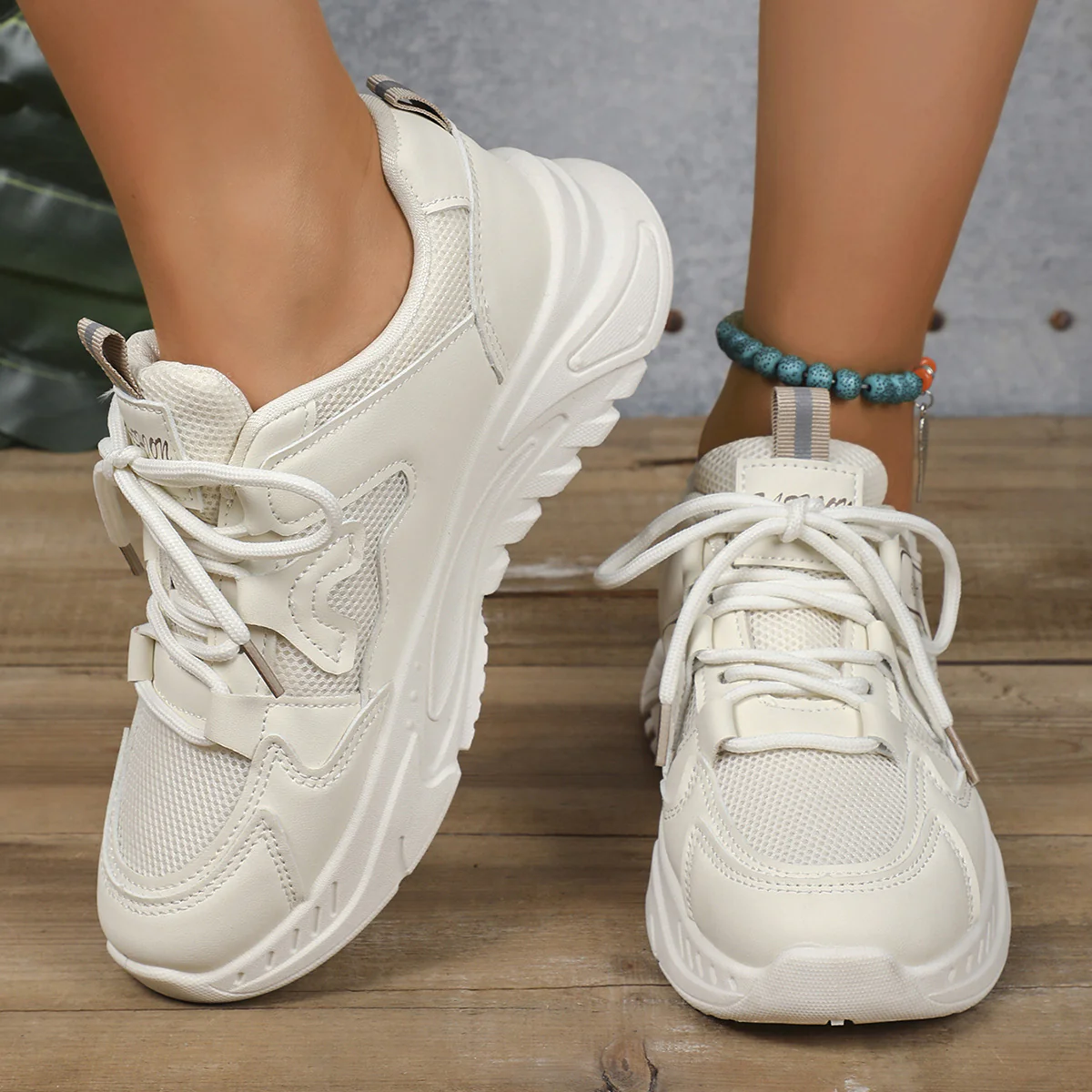 Damen Sportliche Sneakers mit atmungsaktivem Obermaterial und rutschfester Sohle Heidi Mode - Image 2