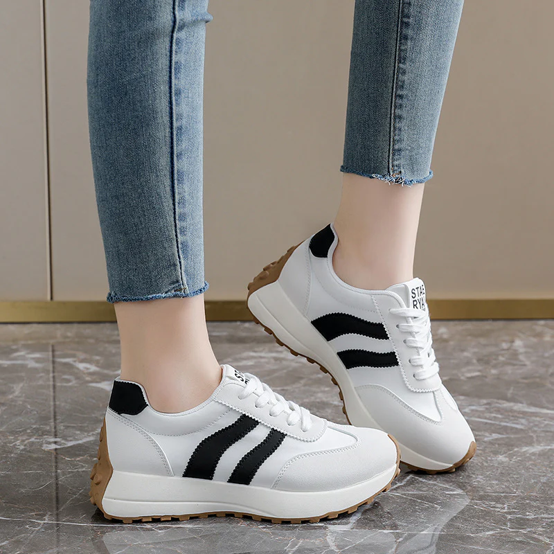 Damen Sportliche Sneakers mit atmungsaktivem Obermaterial und rutschfester Sohle Heidi Mode - Image 3