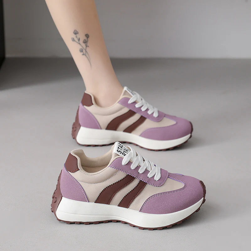 Damen Sportliche Sneakers mit atmungsaktivem Obermaterial und rutschfester Sohle Heidi Mode - Image 4