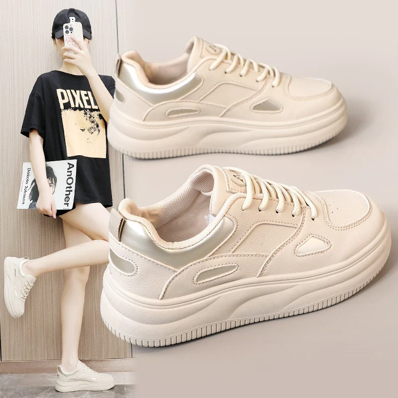 Damen sportliche Sneakers mit atmungsaktivem Obermaterial und stabiler Profilsohle Heidi Mode