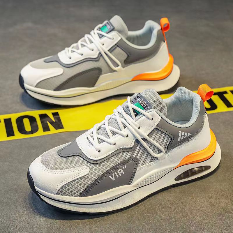 Damen Sportliche Sneakers mit atmungsaktivem Obermaterial und stoßdämpfender Sohle Heidi Mode