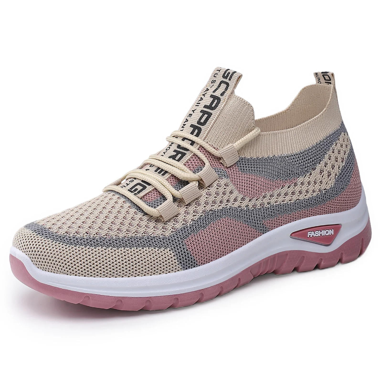 Damen Sportliche Sneakers mit atmungsaktivem Strickobermaterial Heidi Mode - Image 6