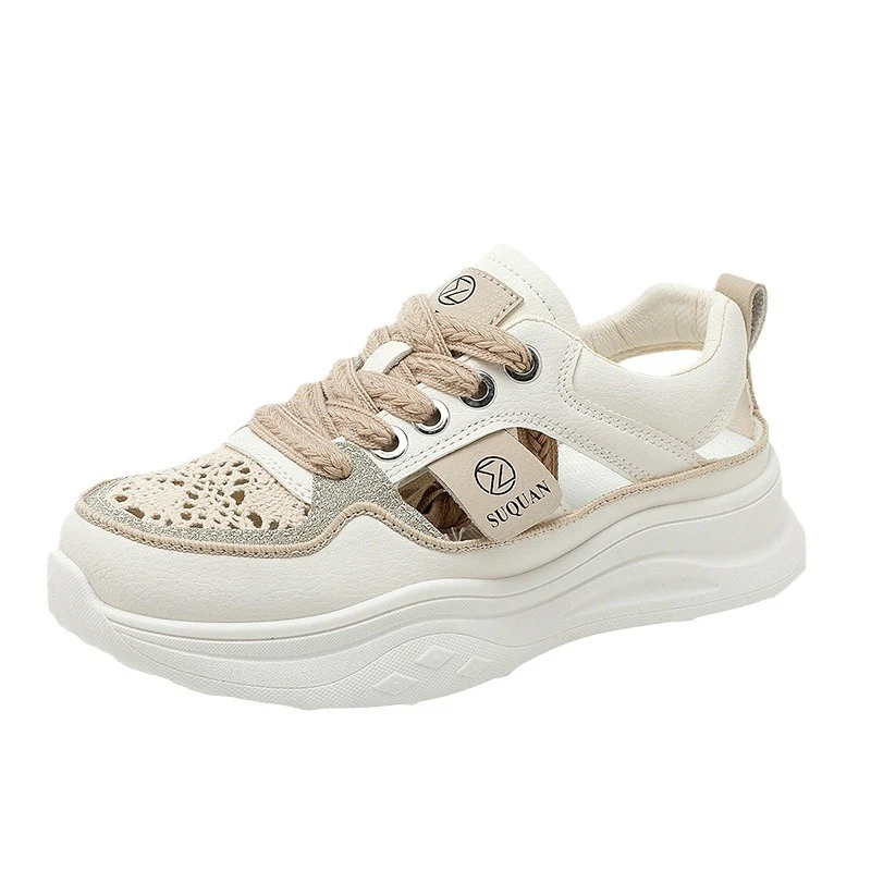 Damen Sportliche Sneakers mit atmungsaktiven Einsätzen und modernem Design Heidi Mode - Image 5