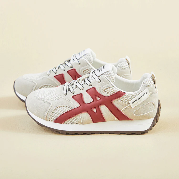 Damen Sportliche Sneakers mit atmungsaktiven Einsätzen und rutschfester Laufsohle Heidi Mode - Image 3