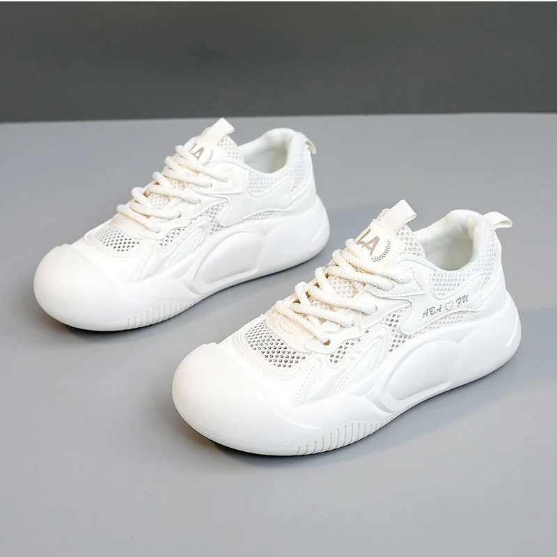 Damen sportliche Sneakers mit atmungsaktiven Mesh-Einsätzen und dämpfendem Sohlenprofil Heidi Mode - Image 2