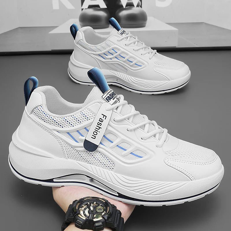 Damen Sportliche Sneakers mit atmungsaktiven Mesh-Einsätzen und stoßdämpfendem Sohlenprofil Heidi Mode - Image 3