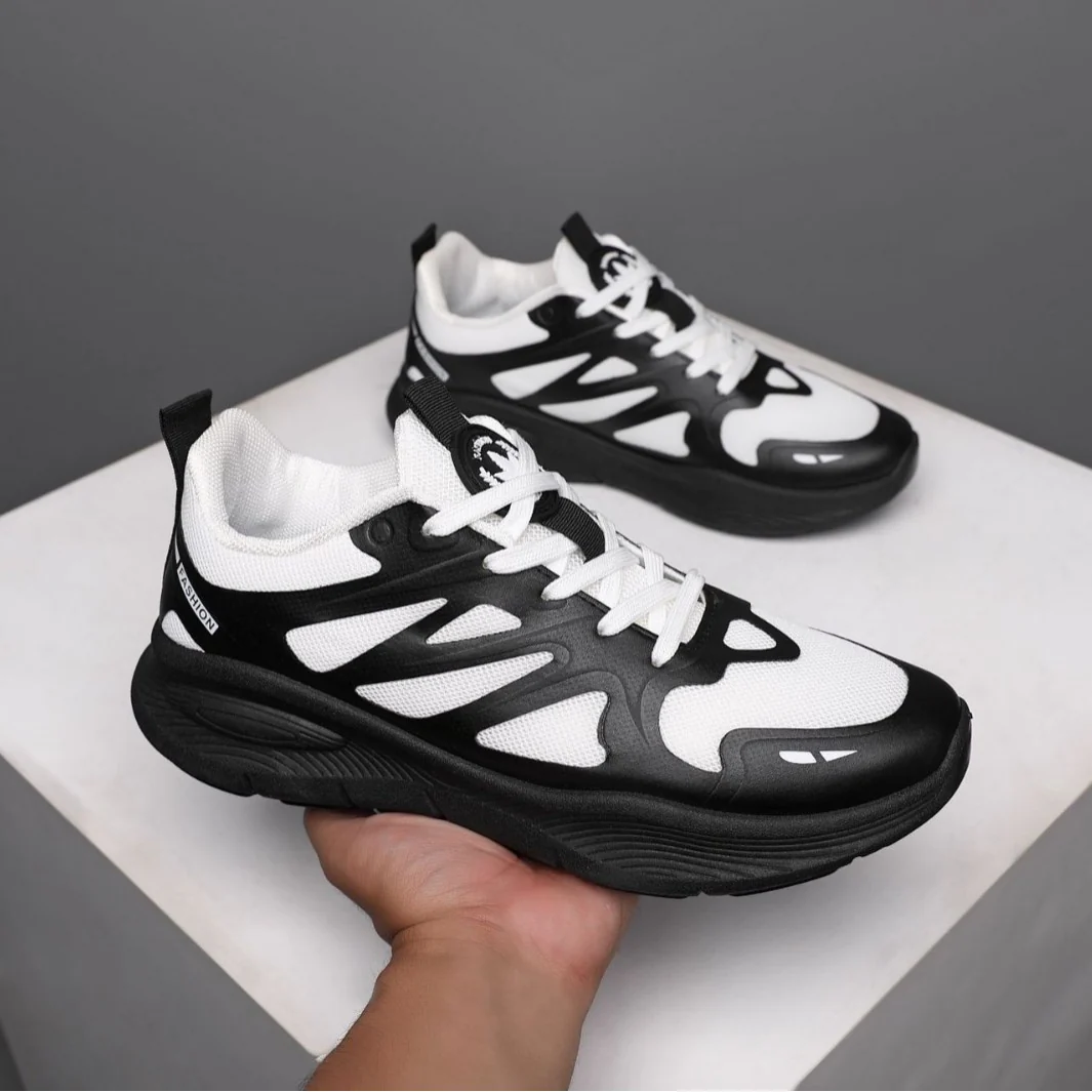 Damen Sportliche Sneakers mit atmungsaktiven Mesh-Obermaterial von Heidi Mode - Image 3