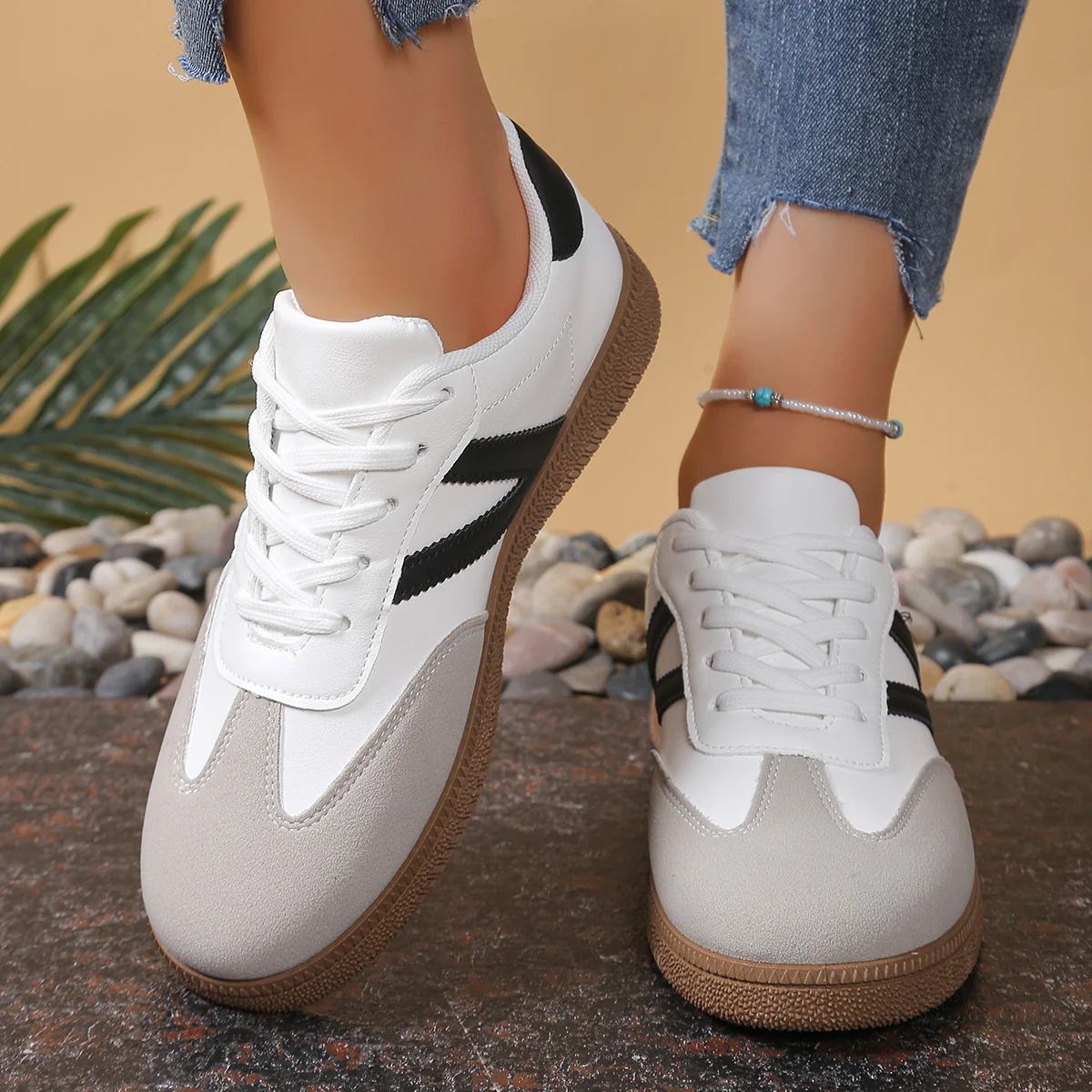 Damen Sportliche Sneakers mit atmungsaktiven Obermaterialien und rutschfester Sohle Heidi Mode