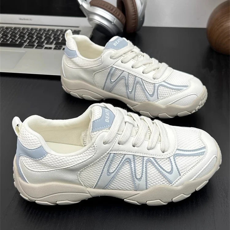 Damen Sportliche Sneakers mit atmungsaktiver Mesh-Konstruktion Heidi Mode - Image 4