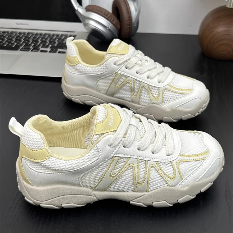 Damen Sportliche Sneakers mit atmungsaktiver Mesh-Konstruktion Heidi Mode - Image 6