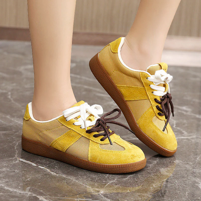 Damen Sportliche Sneakers mit atmungsaktiver Mesh-Konstruktion und bequemer Dämpfung Heidi Mode - Image 3