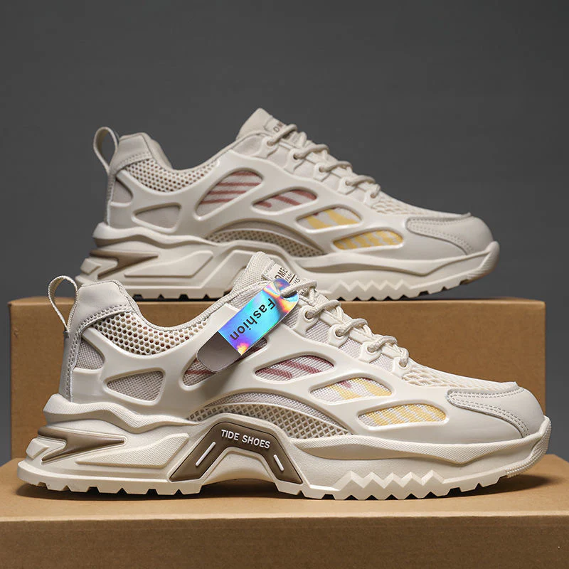 Damen Sportliche Sneakers mit atmungsaktiver Mesh-Konstruktion und rutschfester Sohle Heidi Mode - Image 2