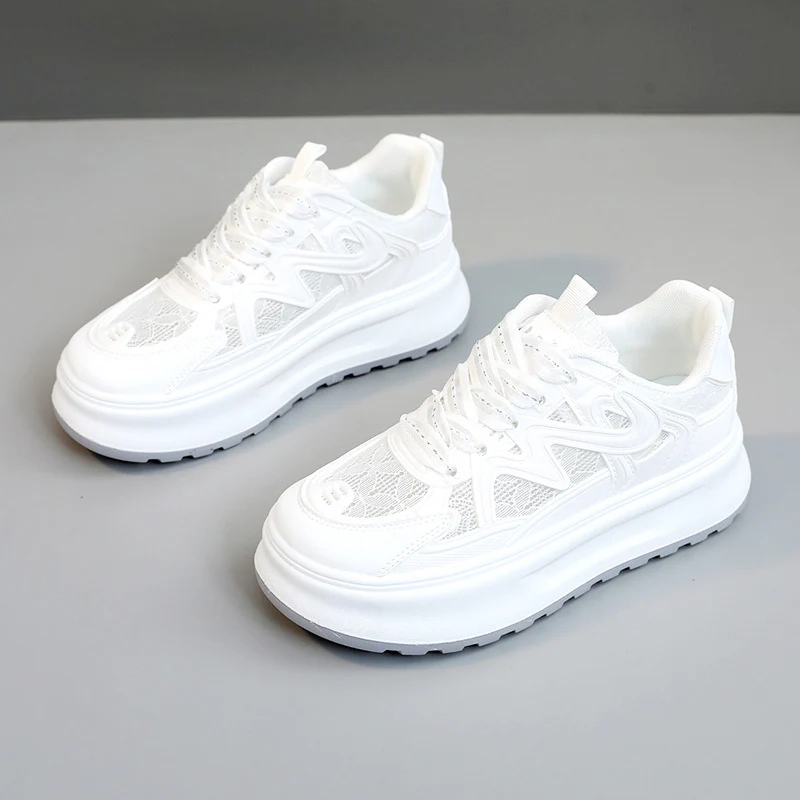 Damen Sportliche Sneakers mit atmungsaktiver Mesh-Oberfläche und dämpfendem Fußbett Heidi Mode - Image 6