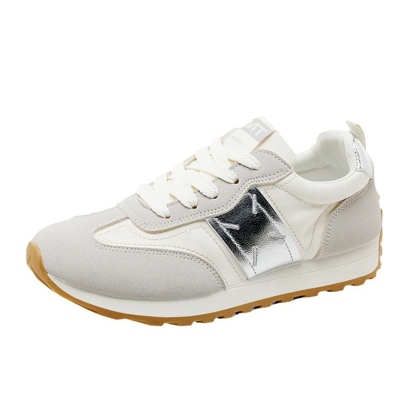 Damen sportliche Sneakers mit atmungsaktiver Mesh-Oberfläche und dämpfendem Sohlenprofil Heidi Mode