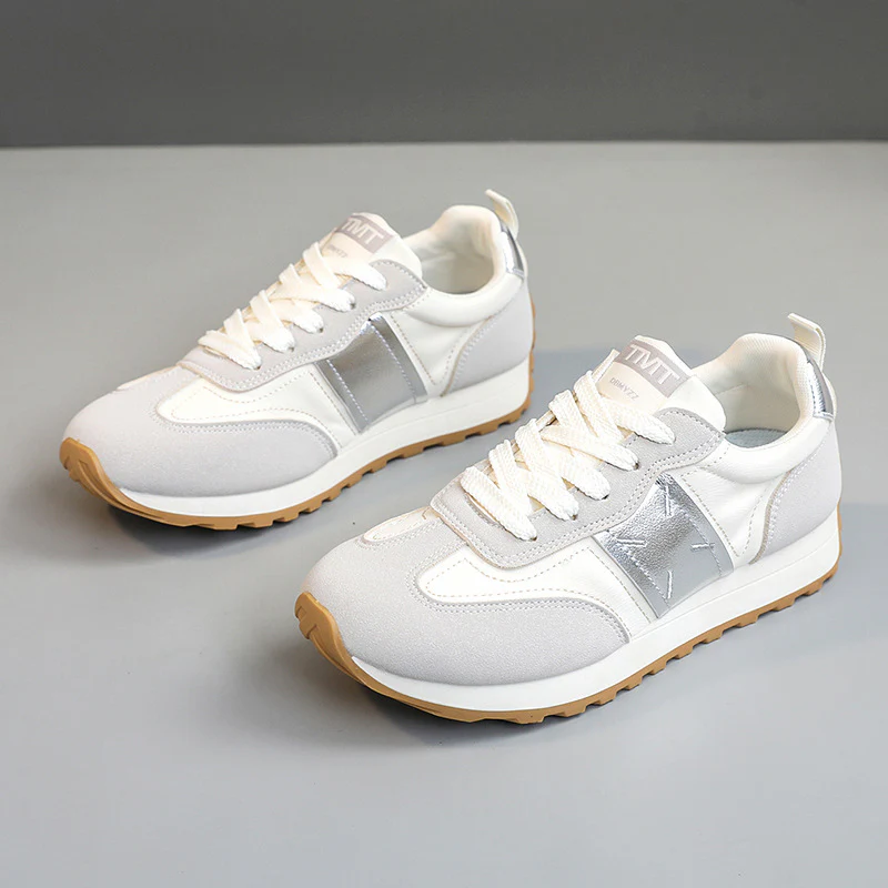 Damen sportliche Sneakers mit atmungsaktiver Mesh-Oberfläche und dämpfendem Sohlenprofil Heidi Mode - Image 2