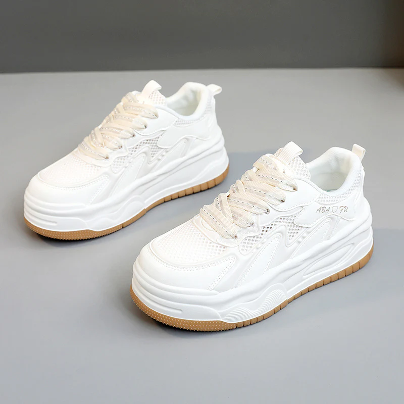 Damen Sportliche Sneakers mit atmungsaktiver Mesh-Oberfläche und dämpfendem Sohlenprofil Heidi Mode - Image 7