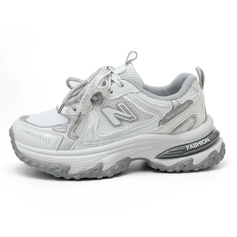 Damen Sportliche Sneakers mit atmungsaktiver Mesh-Oberfläche und dämpfender Laufsohle Heidi Mode 1771555686 - Image 6