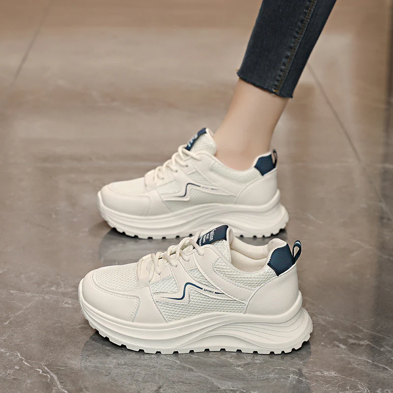 Damen Sportliche Sneakers mit atmungsaktiver Mesh-Oberfläche und dämpfender Laufsohle Heidi Mode - Image 6